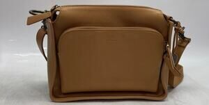 MINOOY HEBE LEATHER CROSSBODY BAG TAN